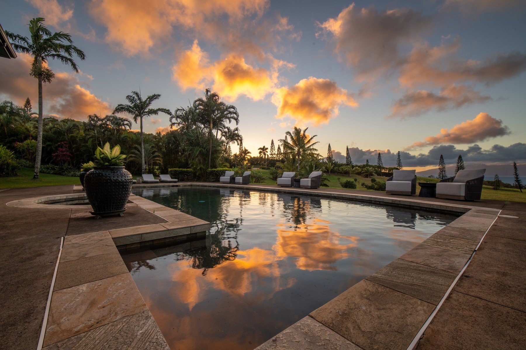 Sunset at Honolua Ridge